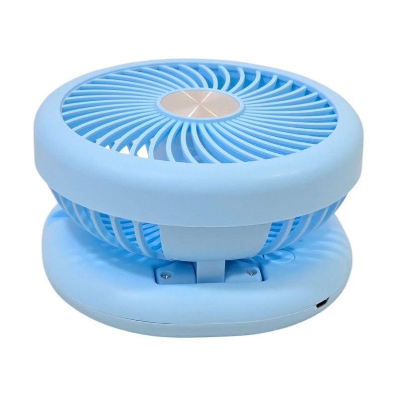 Mini Ventilador Mesa Portátil Recargable Tecnolab TL670BL-1