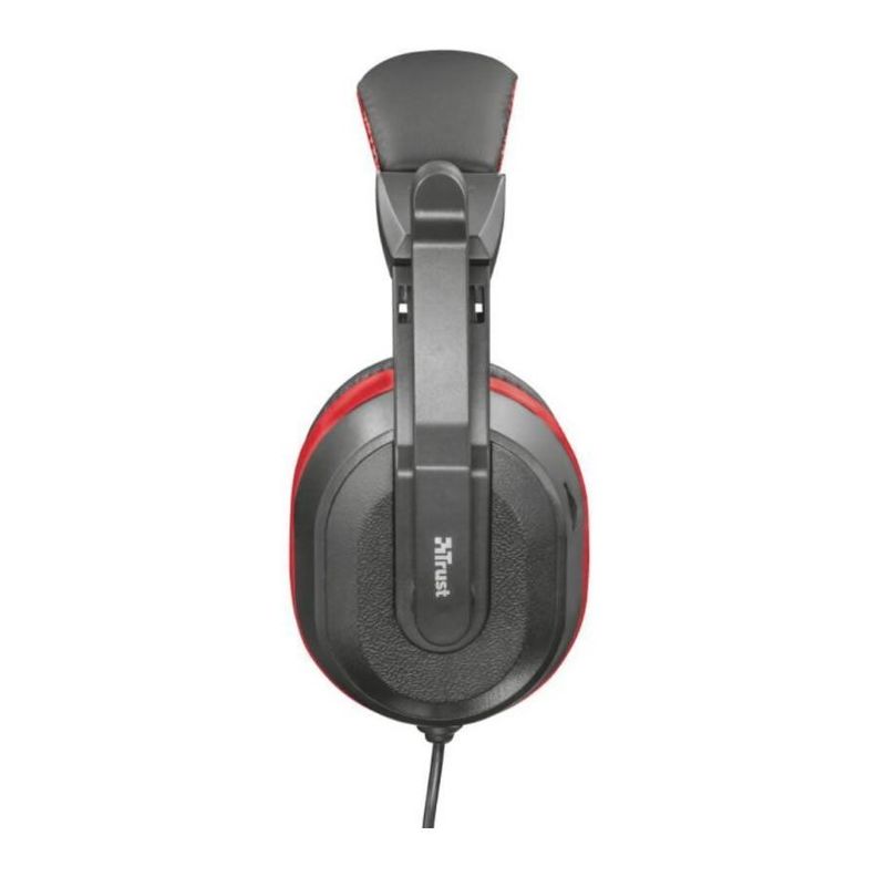 Audifono Gamer Trust Ziva Con Microfono Rojo/Negro-2