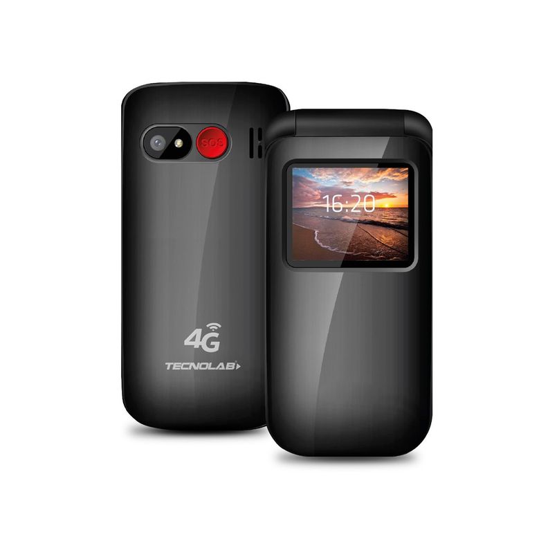 Teléfono 4g Senior Adulto Mayor Tecnolab Tl456bk-0