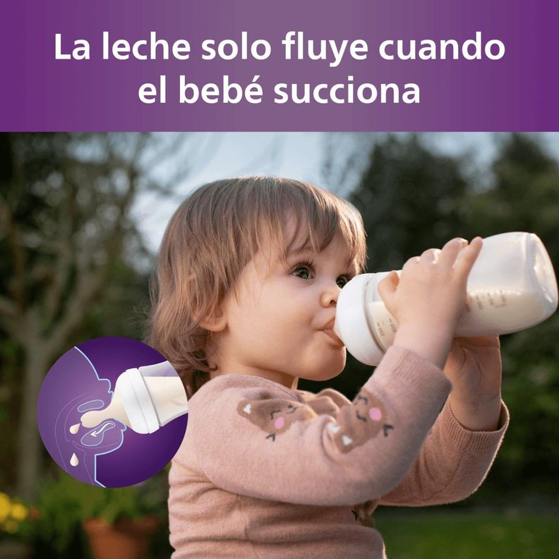 Pack 2 Tetinas Natural 6.0 Avent Flujo Espesos 6m+-4