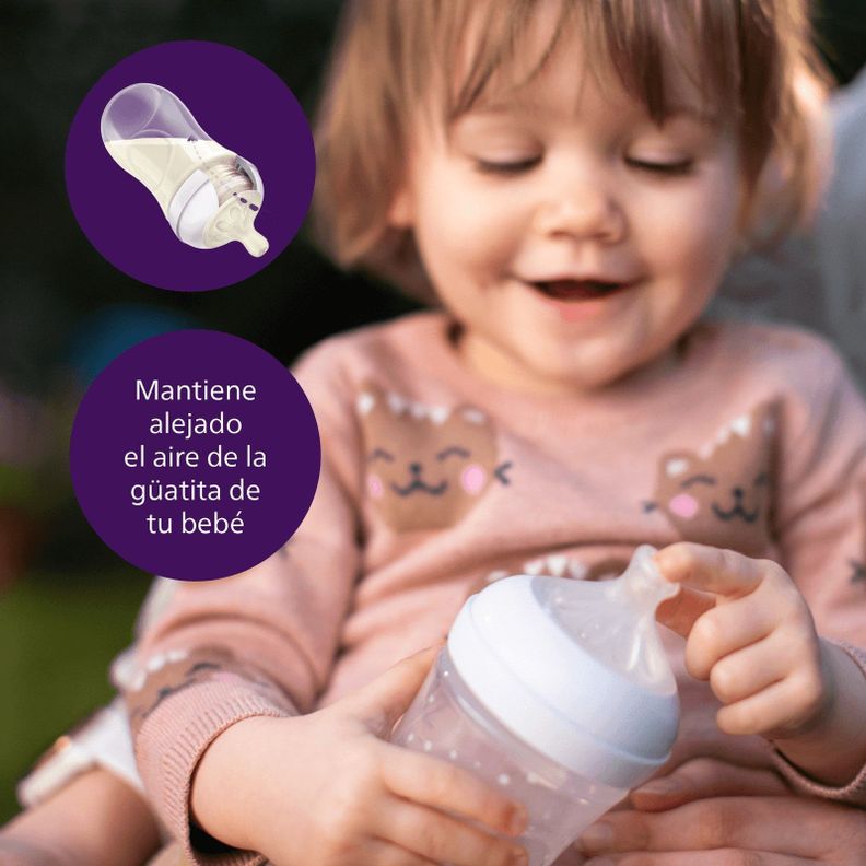 Pack 2 Tetinas Natural 6.0 Avent Flujo Espesos 6m+-5