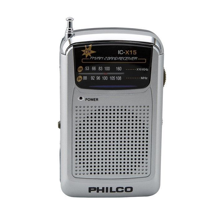 Radio a Pilas Philco ICX-15 Fm/Am Portable de Bolsillo-2