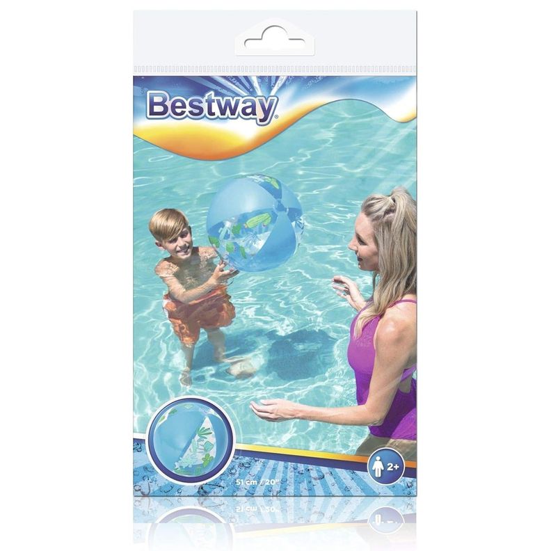 Pelota Inflable Playa Splash 51cm Bestway Azul -5