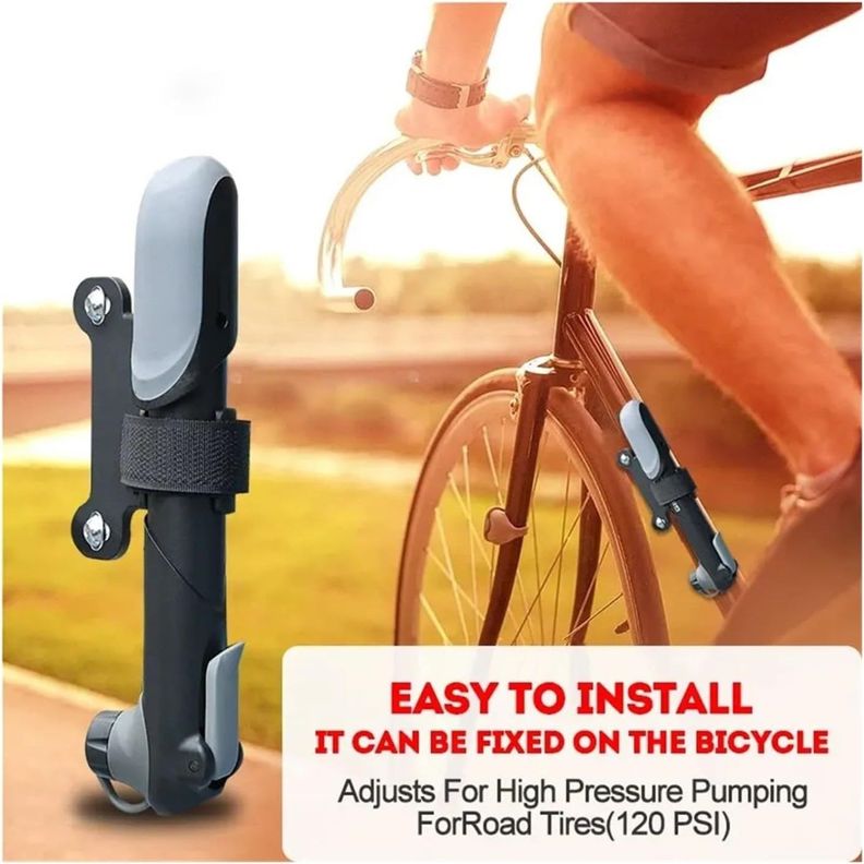 Bombín bicicleta portátil Mini medidor presión de aire 18278-5