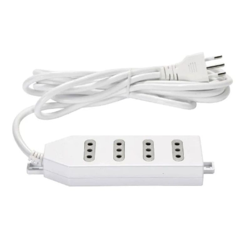 Alargador Eléctrico 4Pos 3mt ME204W Macrotel  -0
