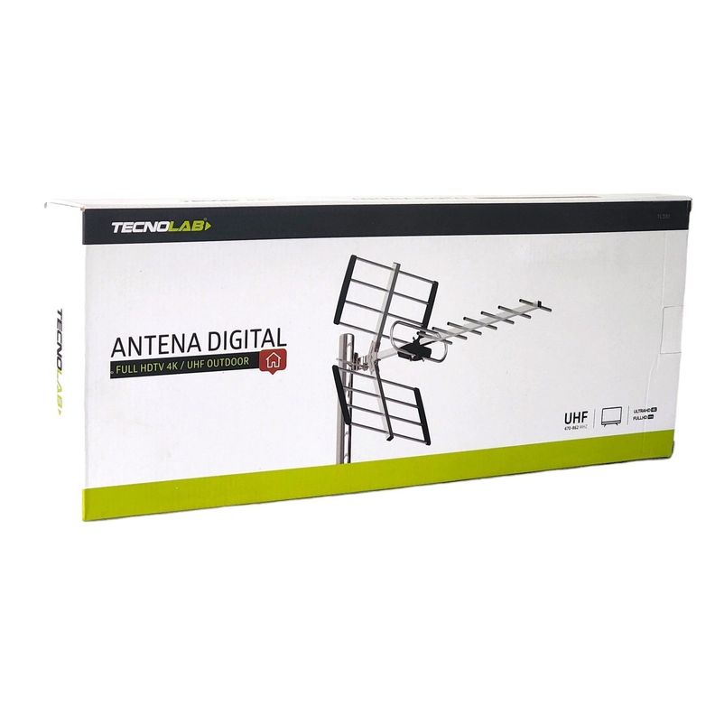 Antena Digital para TV Exterior 10-13 dB HDTV & 4K Tecnolab-3