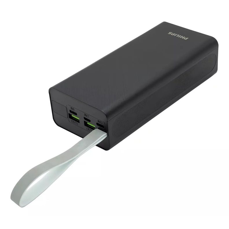 Power Bank 30000 Mah 22.5w Carga Rápida Philips USB-C-0