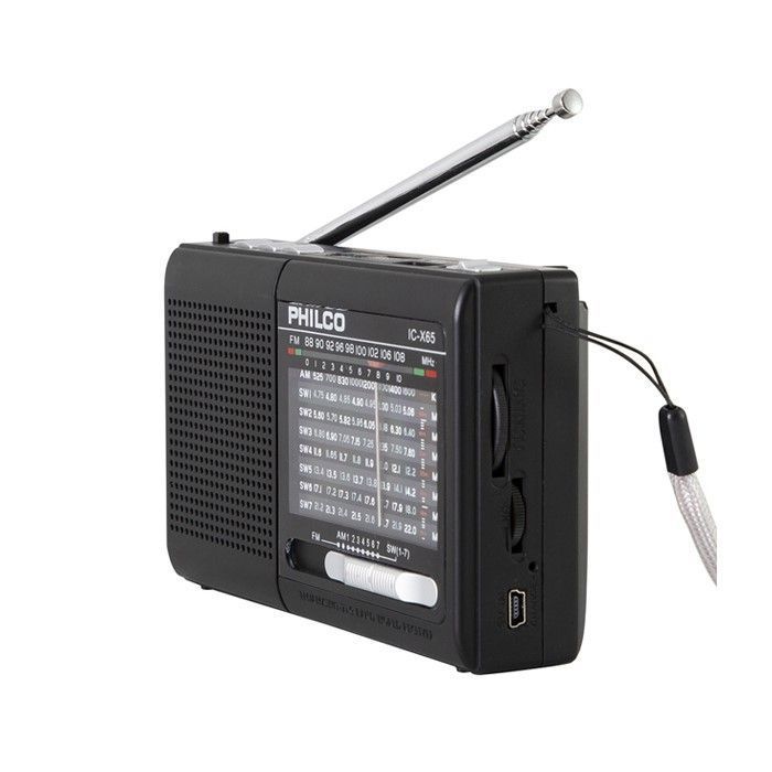 Radio Portatil Philco IC-X65 Multibandas Usb-3
