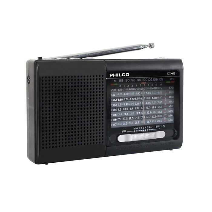 Radio Portatil Philco IC-X65 Multibandas Usb-0