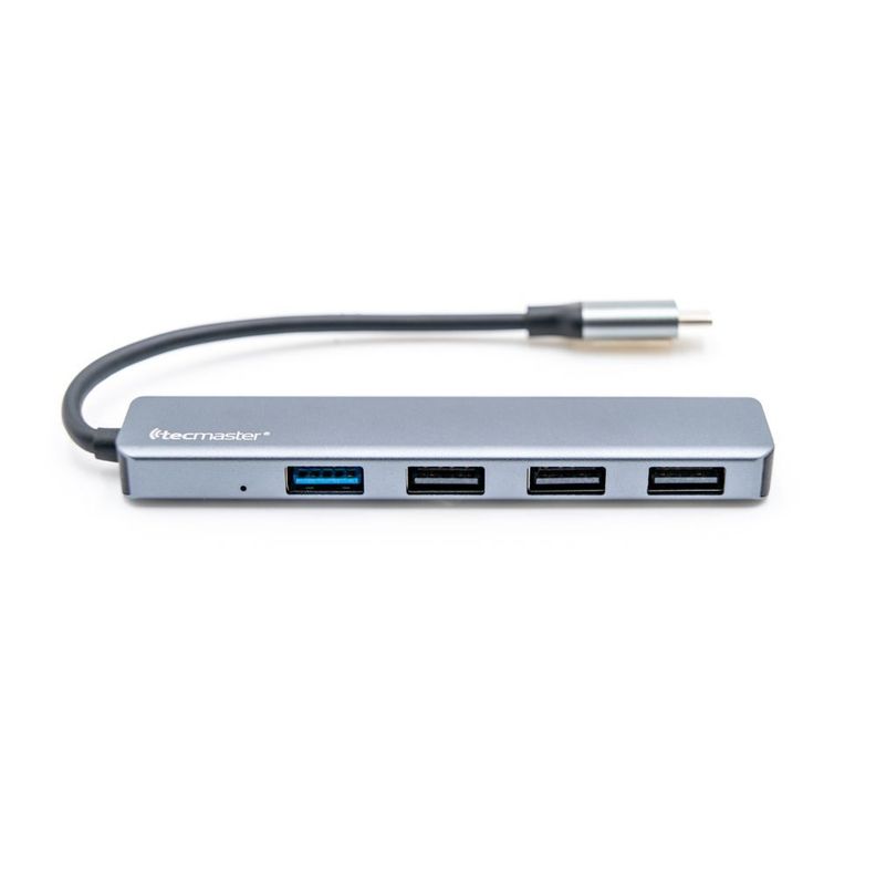 Hub Usb 3.0 Tipo C Tecmaster 4 Puertos-0