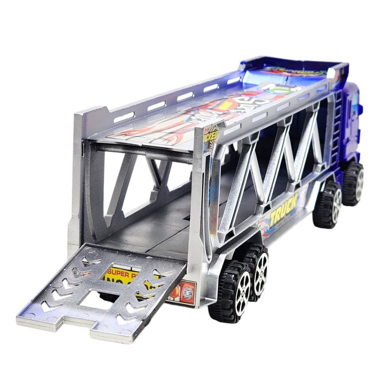 Camión Tráiler Transportador con Animales Juguetes 55173a-4