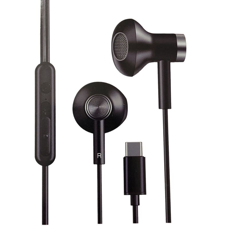 Audifonos Aiwa I60TC In-Ear Tipo C Negro-0