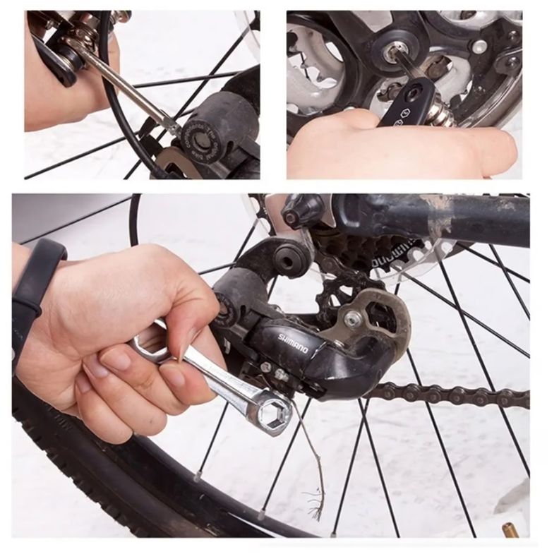 Kit Herramientas Bicicleta Completo Llave Y Parche 06031-4