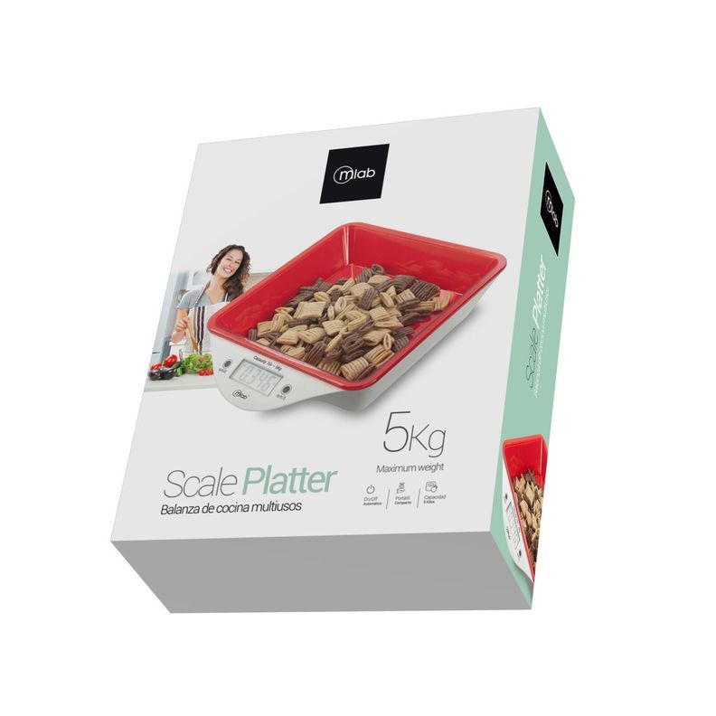 Pesa Balanza Cocina Con Fuente Mlab 5kg-0