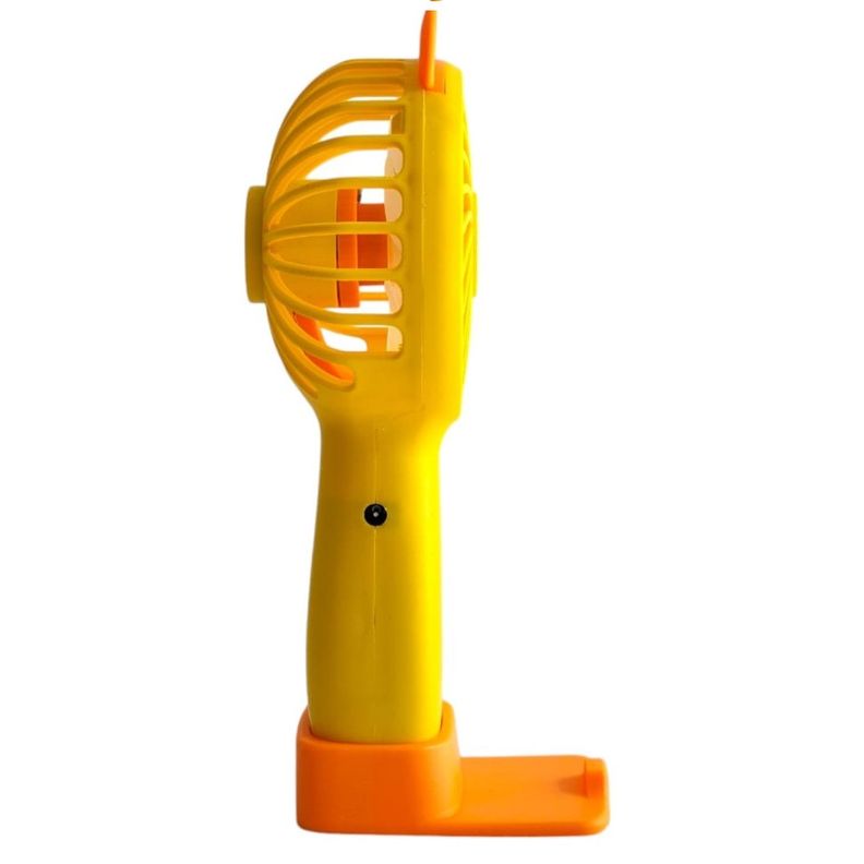 Mini Ventilador Portátil Recargable Tecnolab Amarillo TL672O-4