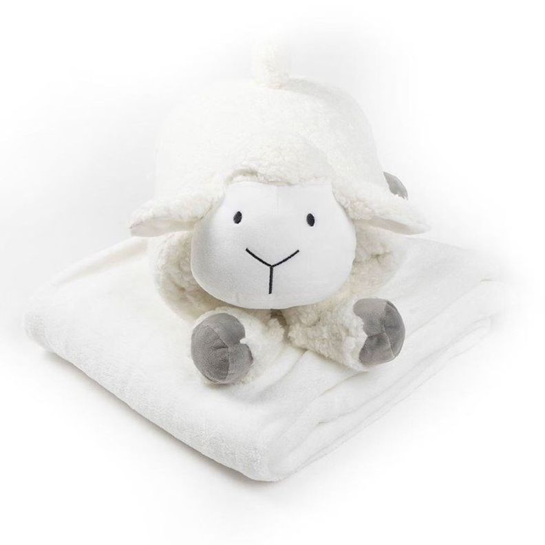 Manta de Apego Sherpa Infanti Oveja 130x160cm-1