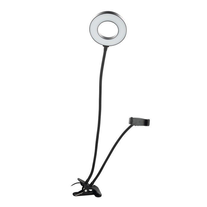 Soporte Tipo Clip Para Smartphone Con Aro De Luz-2