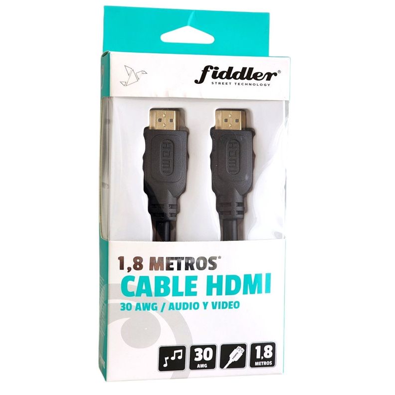 Cable HDMI 30AWG 1.8mt Fiddler-4