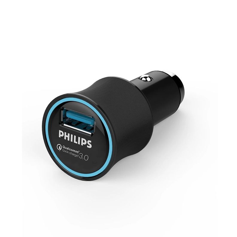 Cargador para Auto Ultrarrápido QC 3.0 18w Philips-0