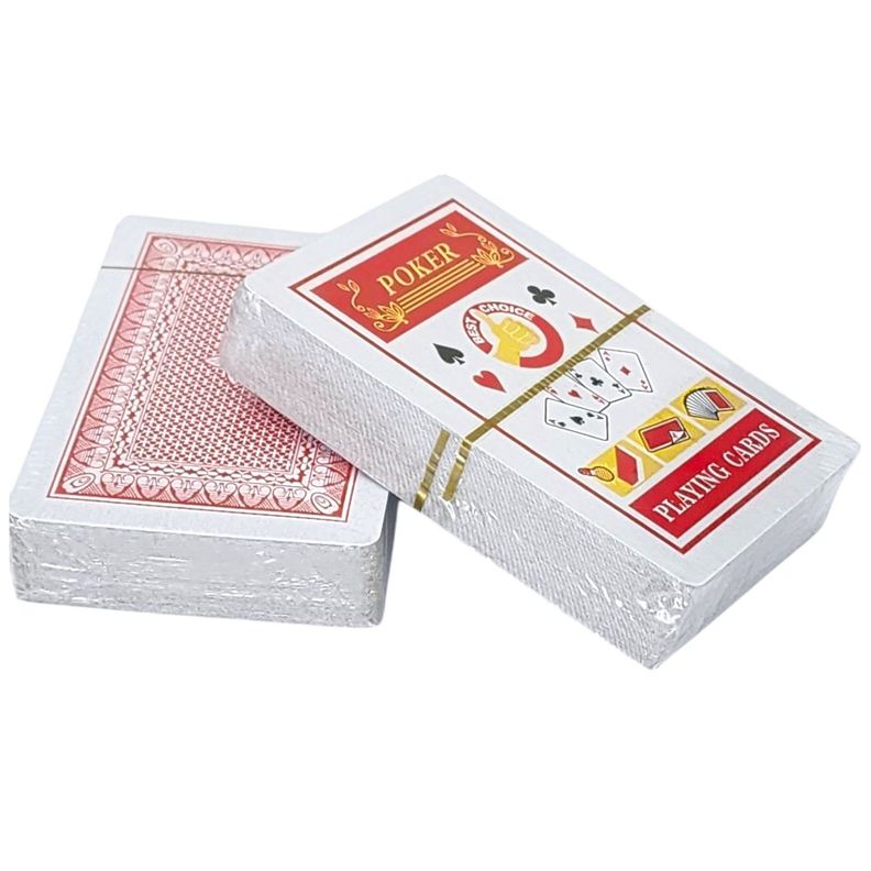 Set 2 Juegos de Cartas Póker y Naipes Clásico 11230-2