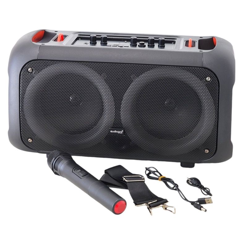 Parlante Karaoke BT Con Control De Bajos Rgb AP02098-4