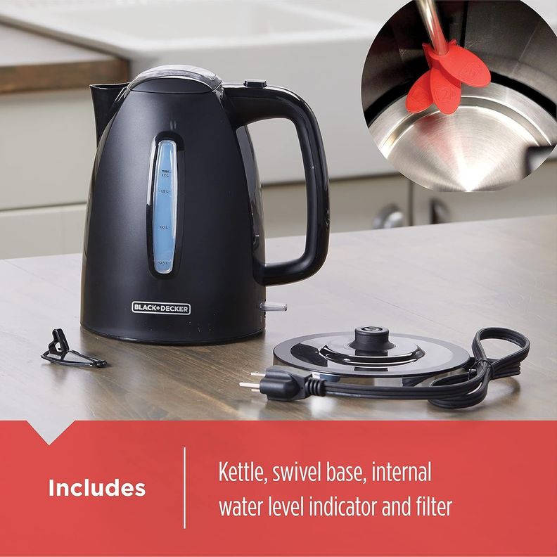 Hervidor Black + Decker Ebullición Express 1.7l Ke22591-Cl-4