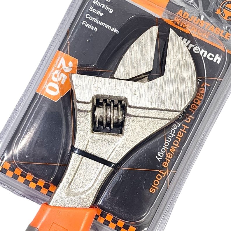 Llave Inglesa Ajustable 10"/250mm Mango Goma-2