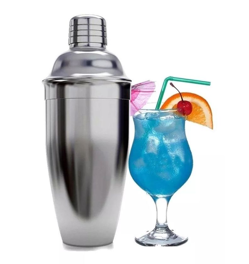 Coctelera Acero Inoxidable 500 Ml Filtro Tapa Baja 14245-3