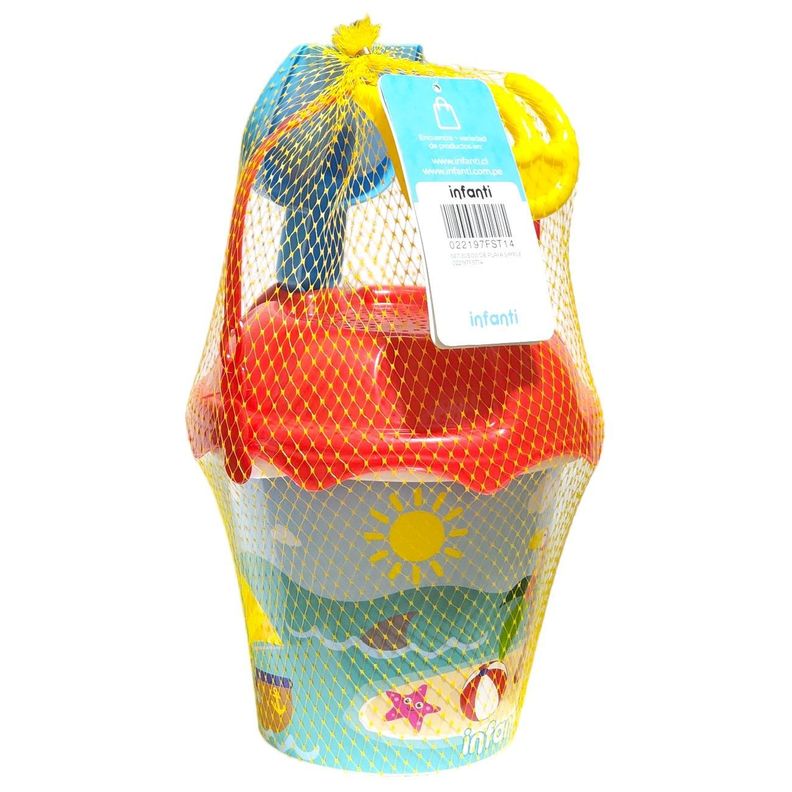 Set Balde Juego de Playa Infanti Simple-1