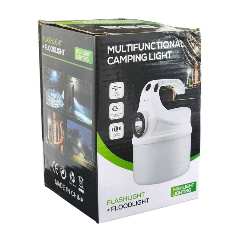 Linterna 2 en 1 Frontal y Farol con Carga USB 15356-7