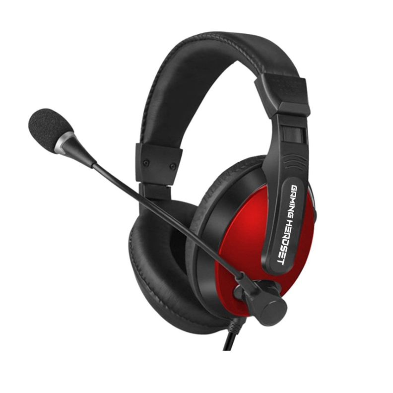 Audifonos Gamer Honk Multimedia Rojo 3.5mm-0