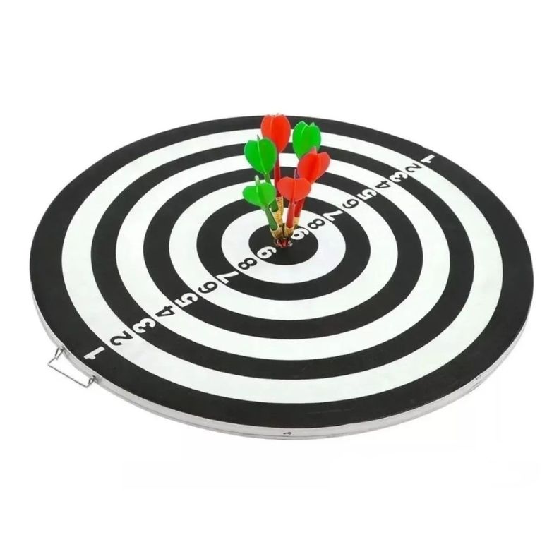 Juego De Dardos Tiro Al Blanco Tablero 37cm Reversible 10035-1