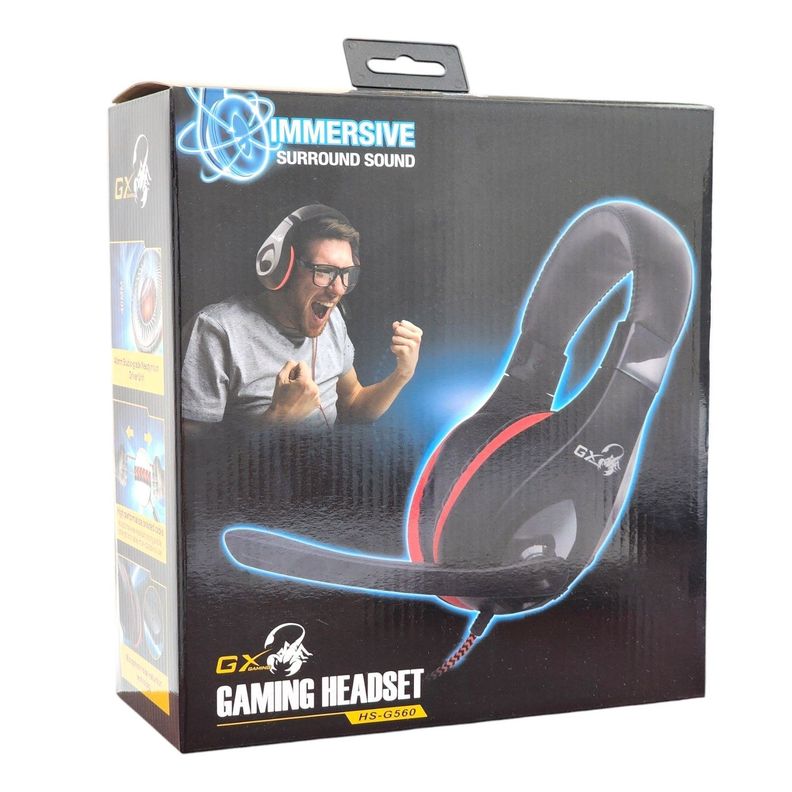Audífonos Gamer Cable 2mt Jack 3.5 Headset Hs-G560 Genius-6