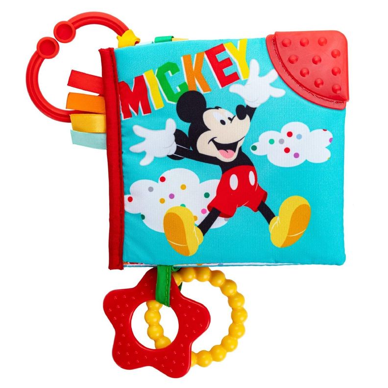 Libro Sensorial Disney Con Mordedor Mickey -0