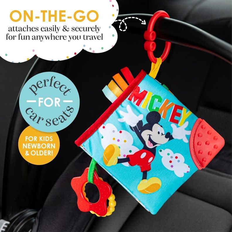 Libro Sensorial Disney Con Mordedor Mickey -2