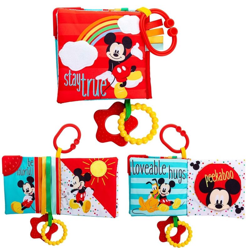 Libro Sensorial Disney Con Mordedor Mickey -4
