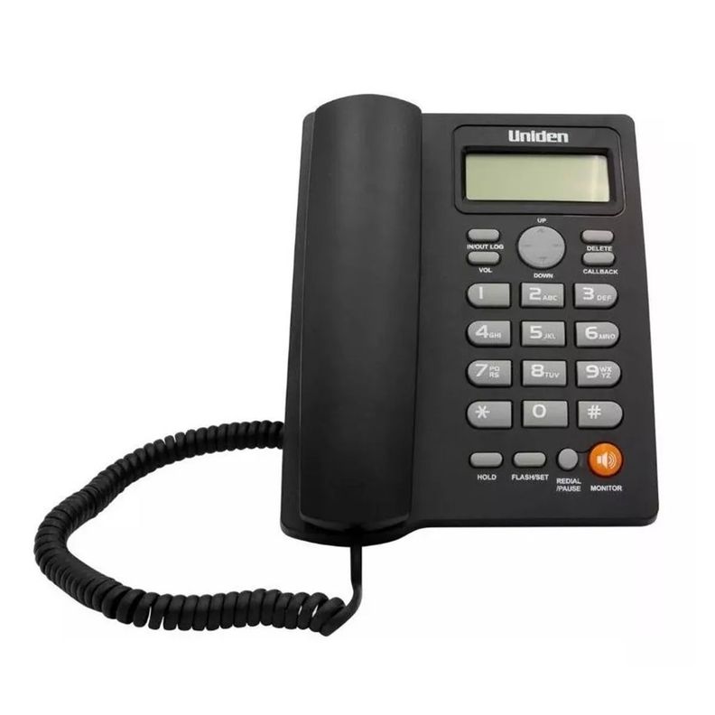 Teléfono Fijo Sobremesa Uniden AS7413 Negro-1