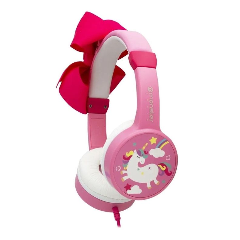 Audífono para Niña Monster con Lazo Diseño Unicornio CK02P-0