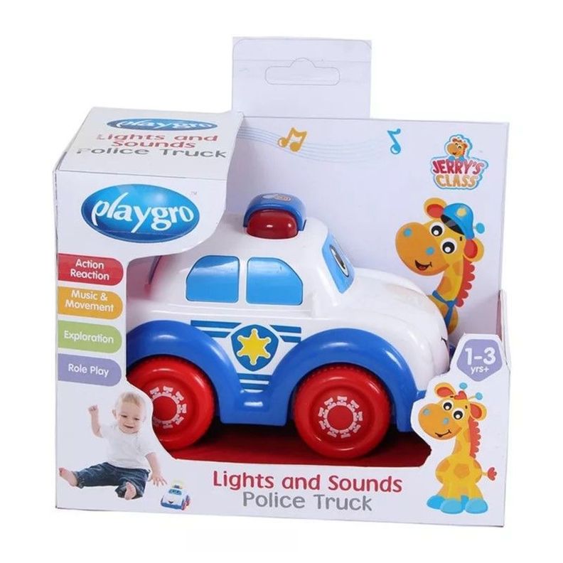 Juguete Auto Policial Con Sonido Playgro-3