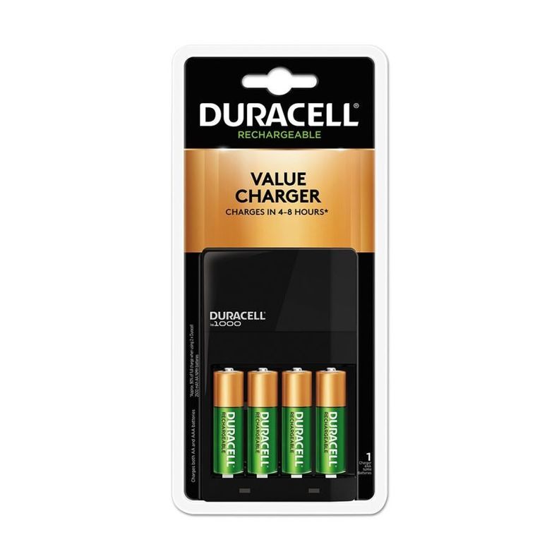 Kit Cargador Duracell + 4 Pilas 2500mha-0