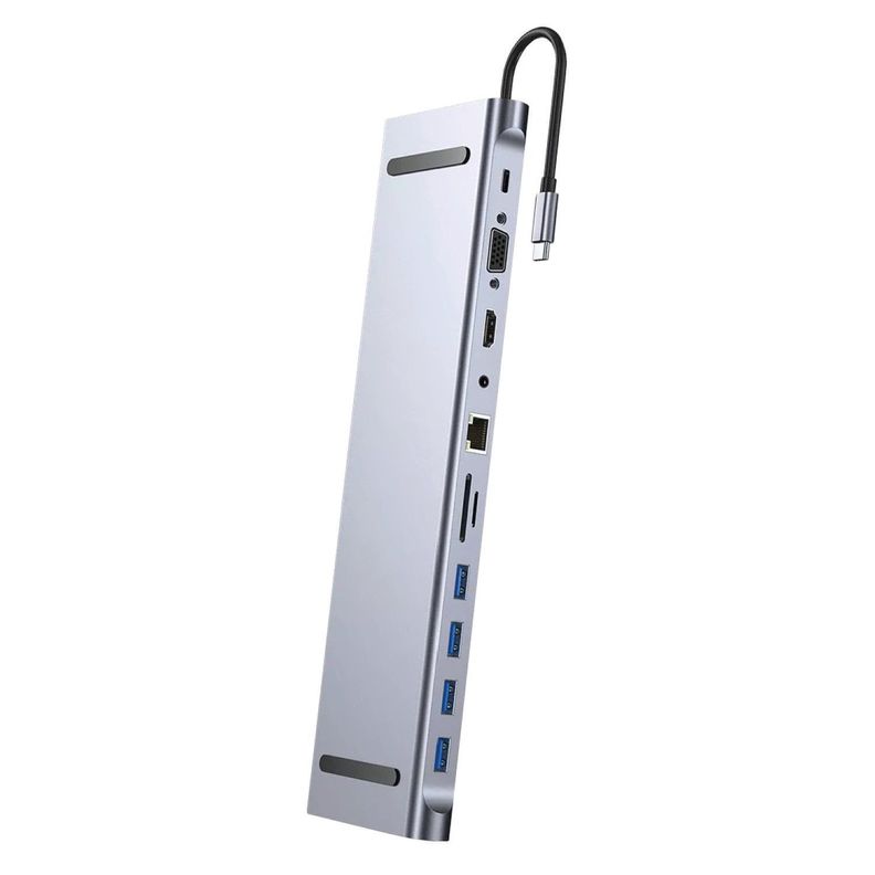 Hub USB Multipuerto USB-C Tecnolab 11 en 1 TL363-4