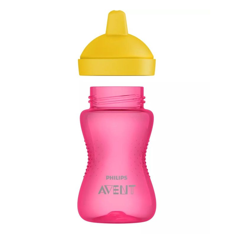 Vaso Boquilla Rígida Avent Spout Cup Rosado SCF803/04 12m+-2