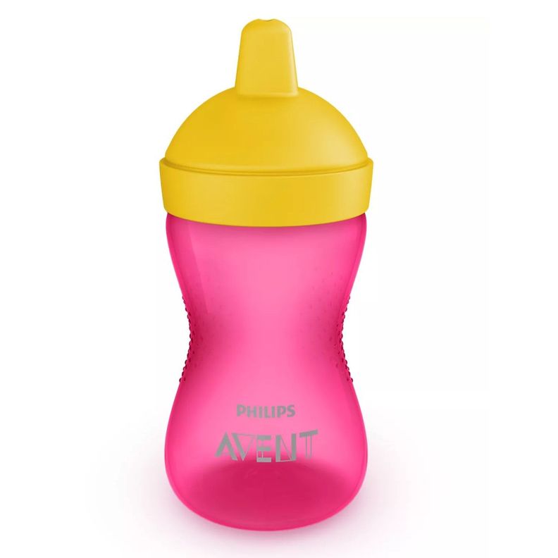 Vaso Boquilla Rígida Avent Spout Cup Rosado SCF803/04 12m+-5