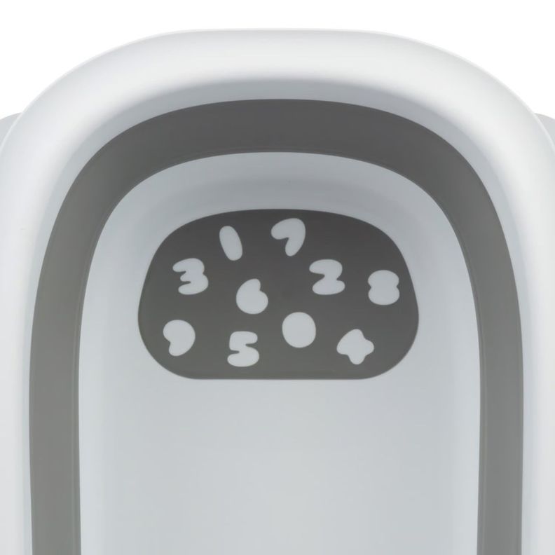 Tina Bañera Plegable Números Gris Infanti-3