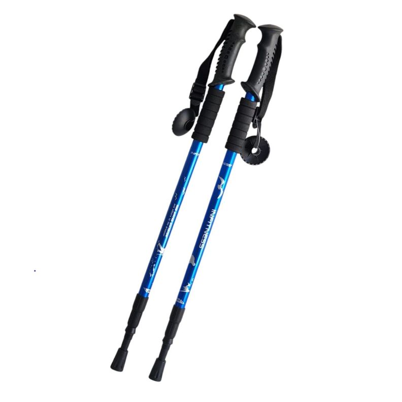Par de Bastones Ajustables para Trekking Azul DBG1356BL-0