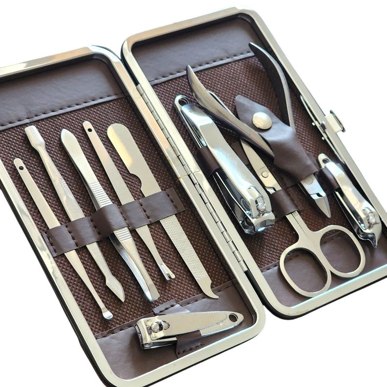 Set de Manicura 10 Piezas con Estuche 50051-4