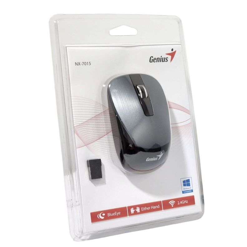 Mouse Inalámbrico Gris NX-7015 Genius -3