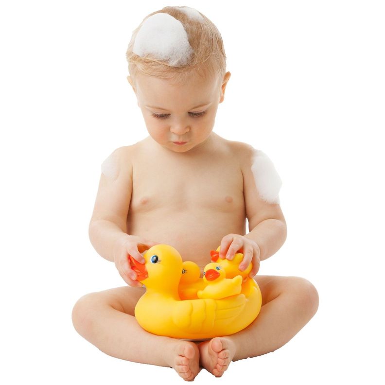 Set Juego De Baño Familia De Patitos Playgro-1