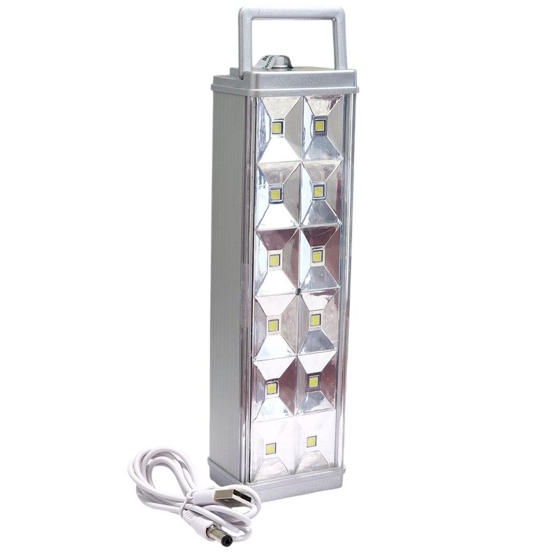 Lámpara De Emergencia 12 Led 3w Macrotel MS3305H-5