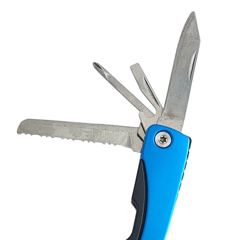 Alicate de Bolsillo Multiherramienta 9 en 1 Azul 13043-1